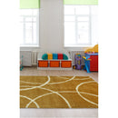 Lewis's Home Snug Circles Rugs - Ivory Cream & Terracotta