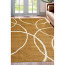 Lewis's Home Snug Circles Rugs - Ivory Cream & Terracotta