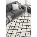 Lewis's Home Snug Diamonds Rugs - White