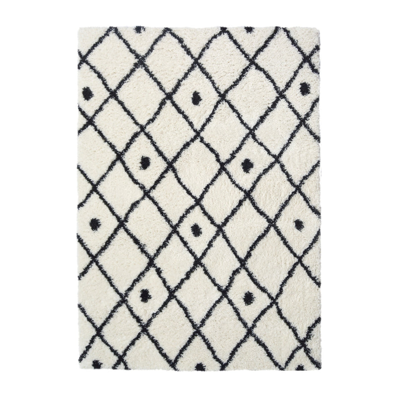 Lewis's Home Snug Diamonds Rugs - White