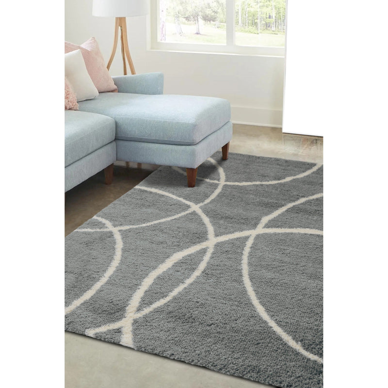 Lewis's Home Snug Circles Rugs - Blue