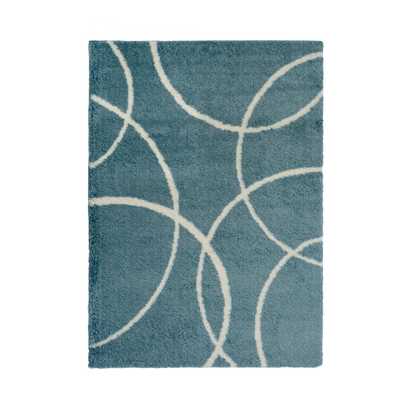 Lewis's Home Snug Circles Rugs - Blue