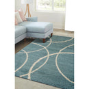 Lewis's Home Snug Circles Rugs - Blue