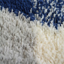 Lewis's Home Snug Hexagon Rugs - Navy Blue & Blue