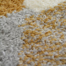 Lewis's Home Snug Hexagon Rugs - Yellow & Grey