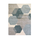 Lewis's Home Snug Hexagon Rugs - Blue & Grey