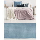 Lewis's Home Snug Plain Rugs - Duck Egg Blue