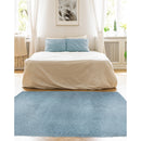 Lewis's Home Snug Plain Rugs - Duck Egg Blue