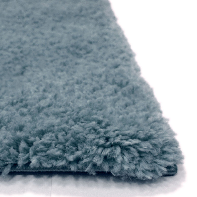 Lewis's Home Snug Plain Rugs - Duck Egg Blue