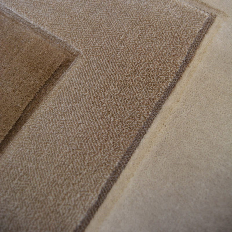 Lewis's Home Daytona Border Rugs - Latte Brown