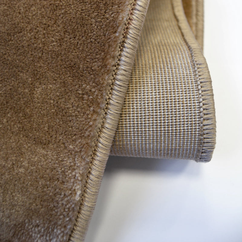 Lewis's Home Daytona Border Rugs - Latte Brown