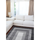 Lewis's Home Daytona Border Rugs - Grey