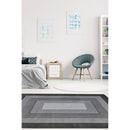 Lewis's Home Daytona Border Rugs - Grey