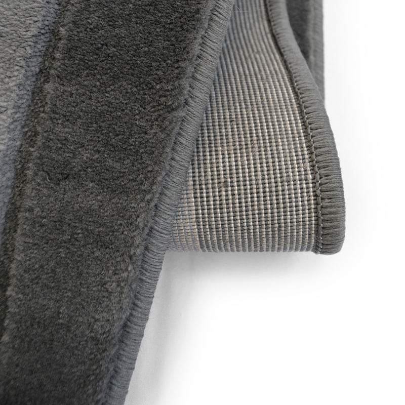 Lewis's Home Daytona Border Rugs - Grey