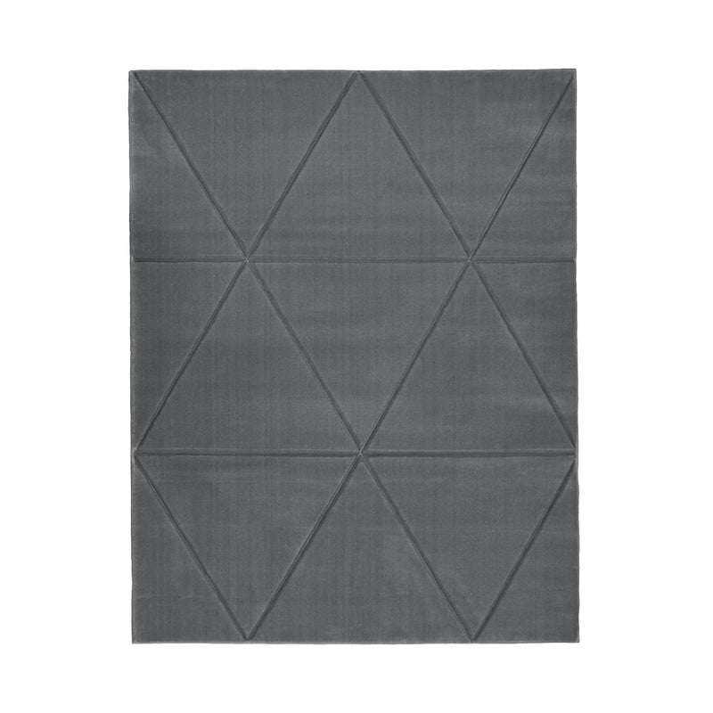 Lewis's Home Daytona Capleton Triangle Rugs - Grey