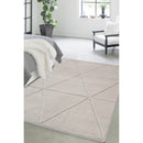 Lewis's Home Daytona Capleton Triangle Rugs - Light Natural
