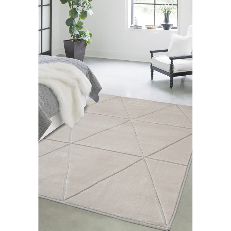 Lewis's Home Daytona Capleton Triangle Rugs - Light Natural