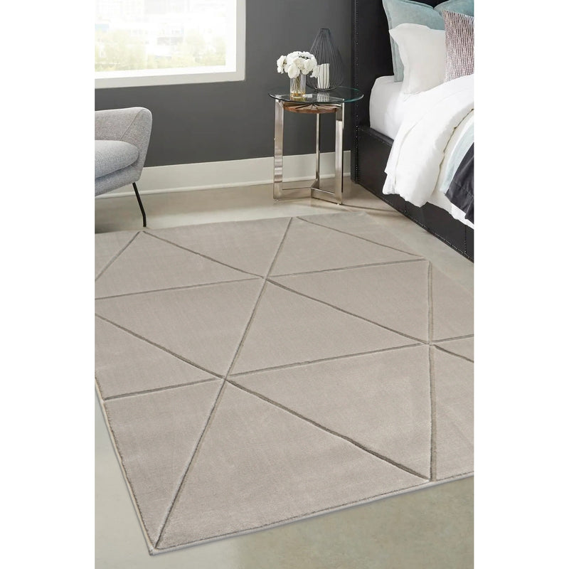 Lewis's Home Daytona Capleton Triangle Rugs - Light Natural