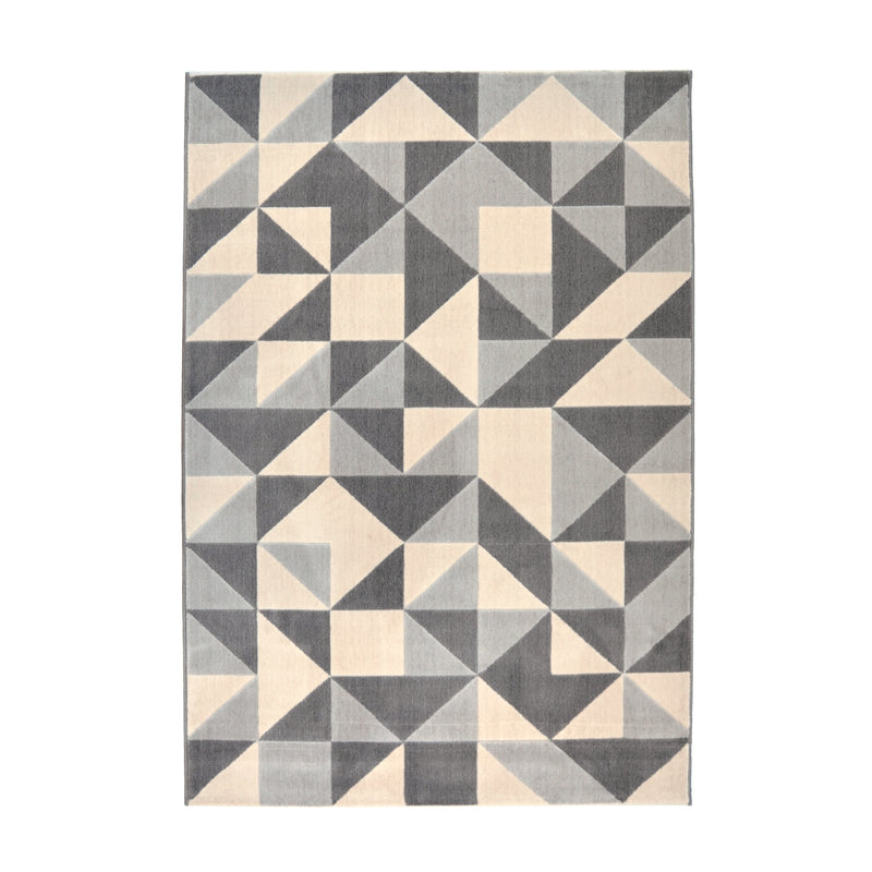 Lewis's Home Creation Geo Triangle Rugs - Grey