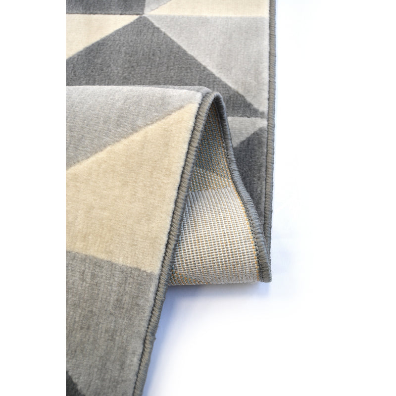 Lewis's Home Creation Geo Triangle Rugs - Grey