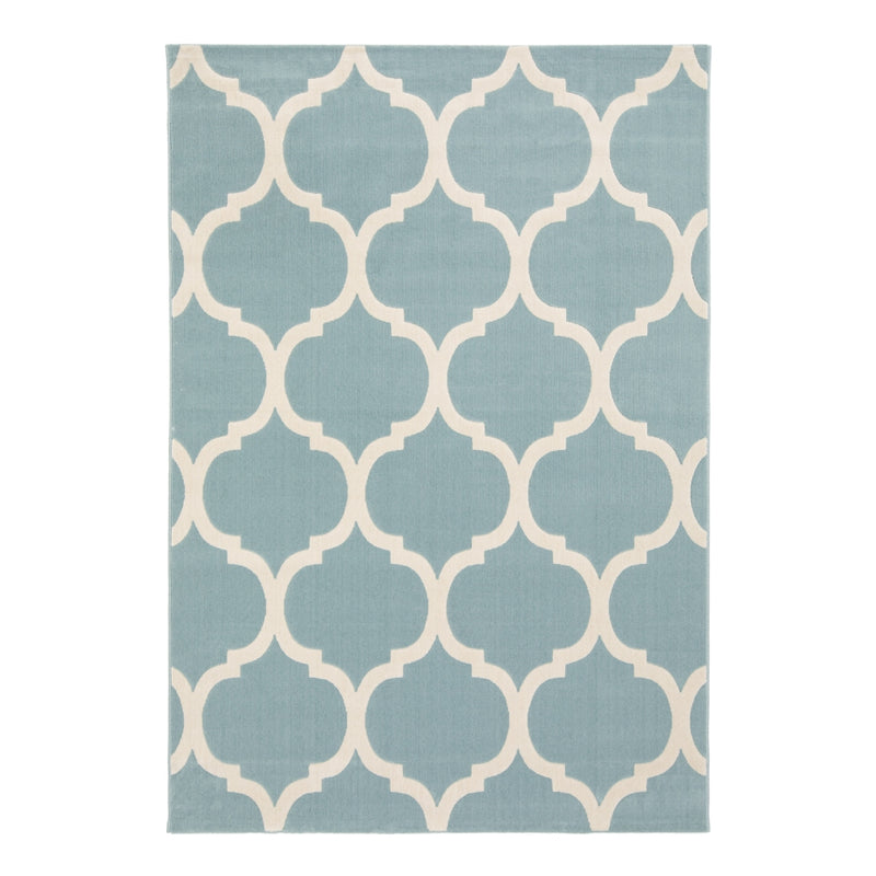 Lewis's Home Creation Tile Rugs - Light Blue