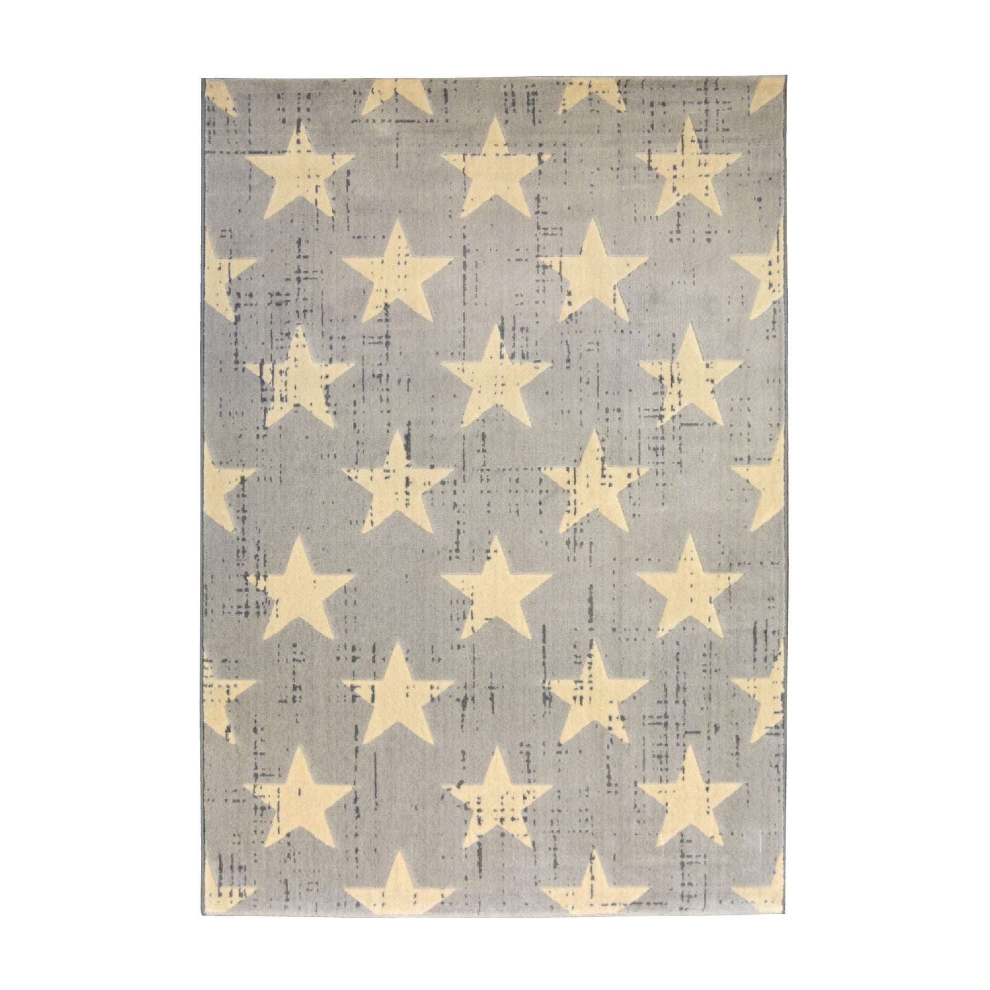 Made Star Rug Lewis's Home Creation Star Rugs - Grey