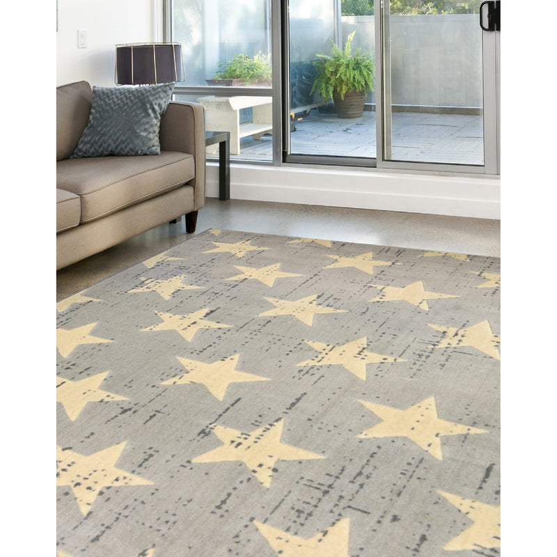 Lewis's Home Creation Star Rugs - Grey