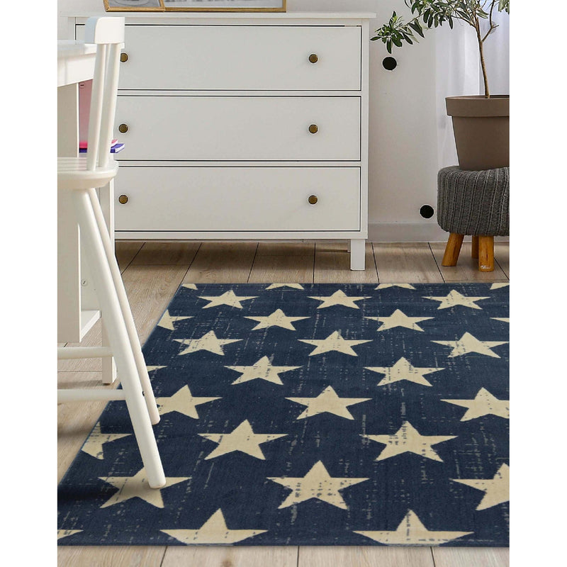 Lewis's Home Creation Star Rugs - Navy