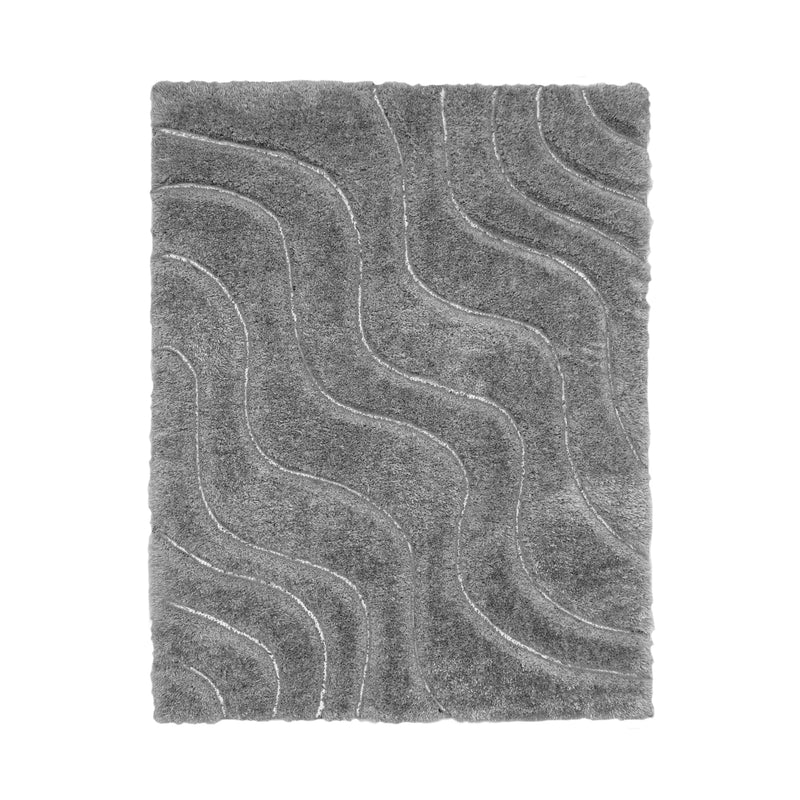 Lewis's Home Fresno Wave Rugs - Grey