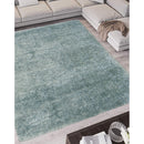 Lewis's Home Lagom Supersoft Plain Rugs - Duck Egg Blue