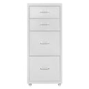Livingandhome Vertical File Cabinet With Wheels,