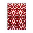 Lewis's Home Daytona Tile Geo Rugs - Red