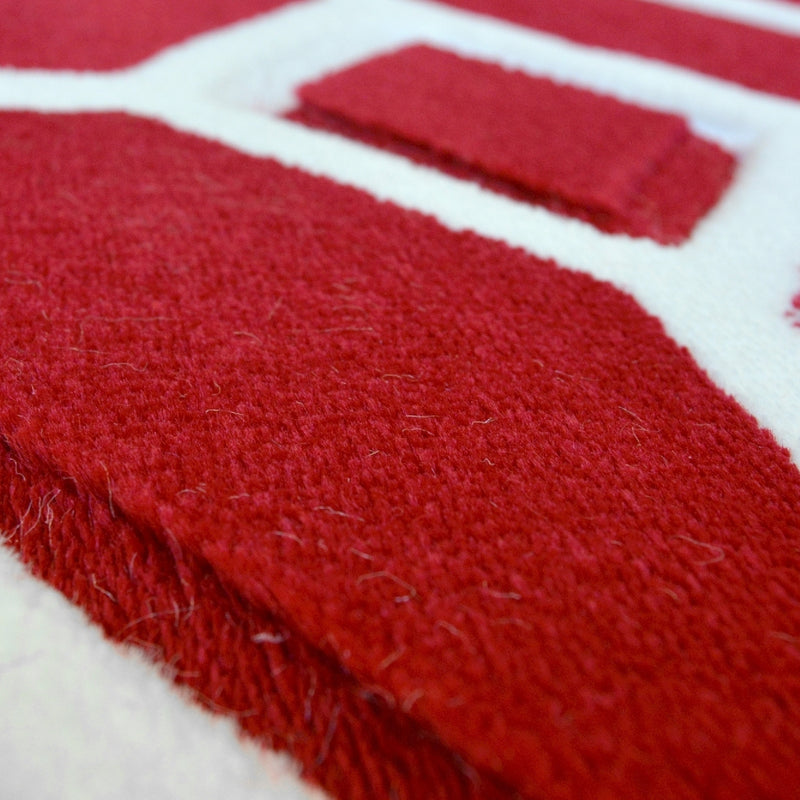 Lewis's Home Daytona Tile Geo Rugs - Red