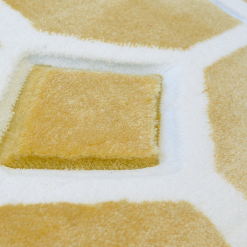 Lewis's Home Daytona Tile Geo Rugs - Yellow
