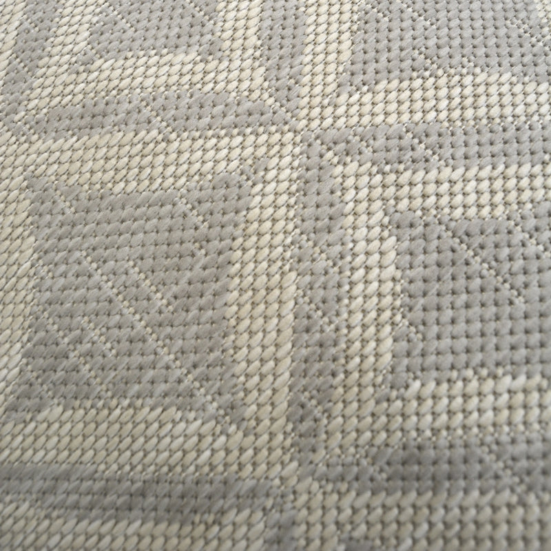 Lewis's Home Compass Geo Flatweave Indoor & Outdoor Rugs - Grey
