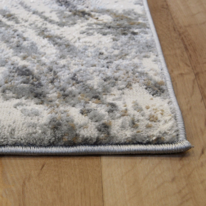 Lewis's Home Abstract Burst Rugs - Grey