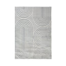 Lewis's Home Abstract Oval Arcs Rugs - Grey