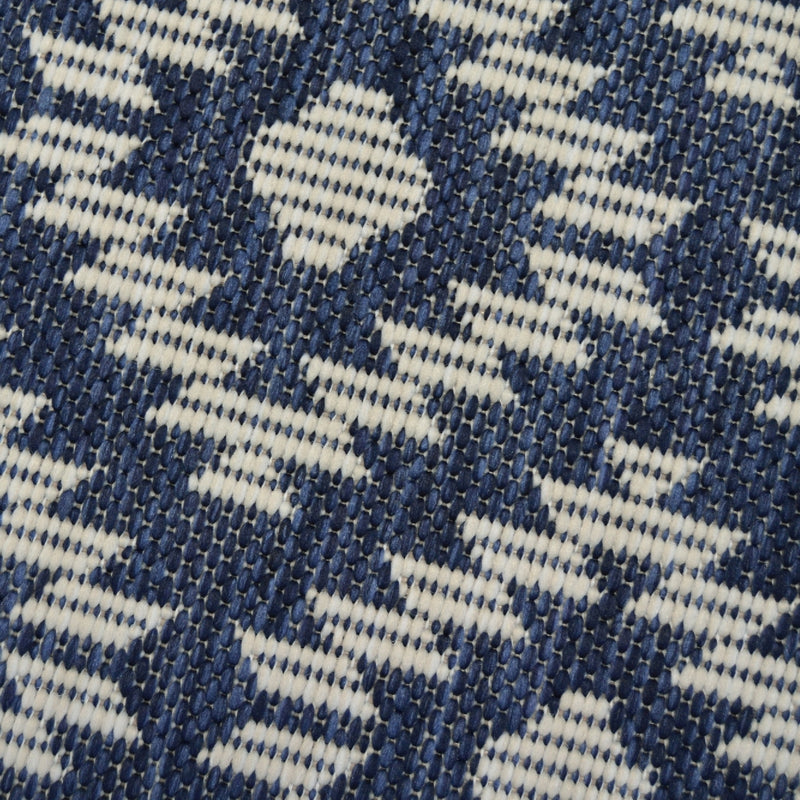 Lewis's Home Compass Indoor and Outdoor Flatweave Rugs - Navy Blue
