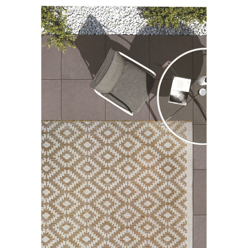 Lewis's Home Compass Indoor and Outdoor Flatweave Rugs - Natural Brown