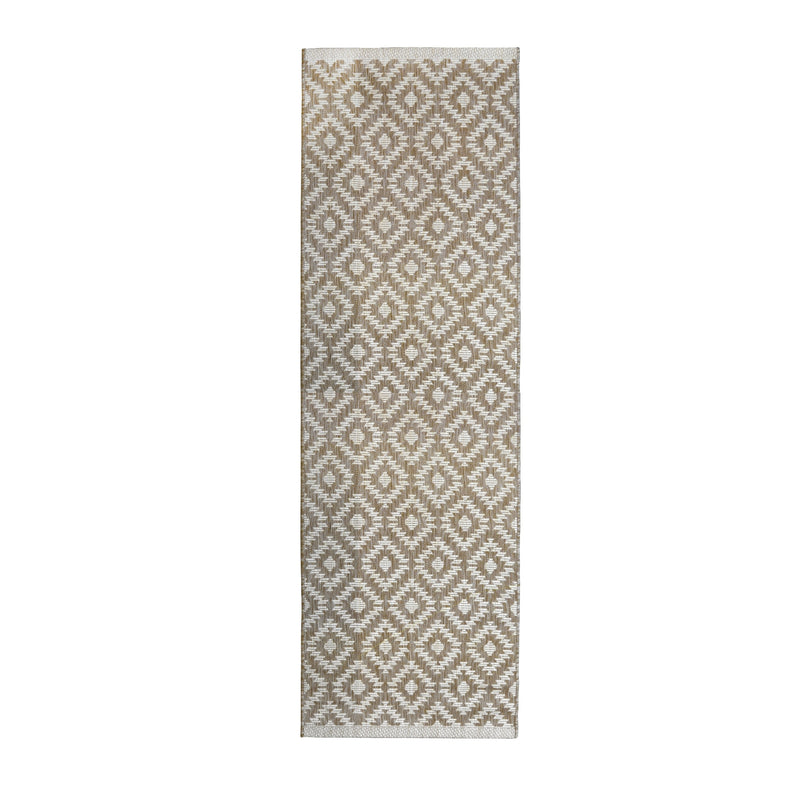 Lewis's Home Compass Indoor and Outdoor Flatweave Rugs - Natural Brown