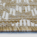 Lewis's Home Compass Indoor and Outdoor Flatweave Rugs - Natural Brown