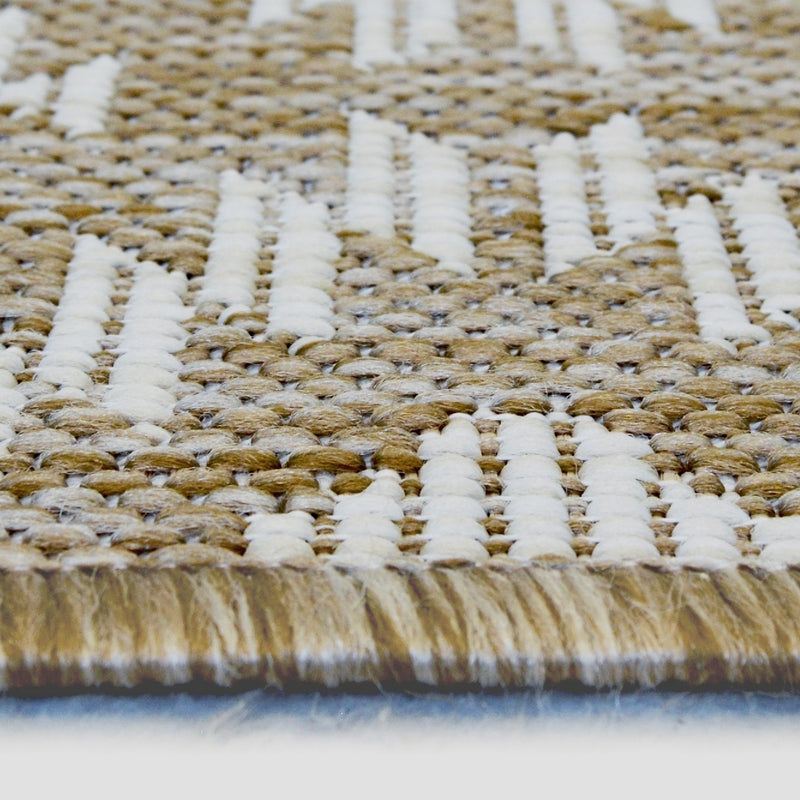 Lewis's Home Compass Indoor and Outdoor Flatweave Rugs - Natural Brown