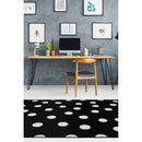 Lewis's Home Maestro Dotty Rugs - Black