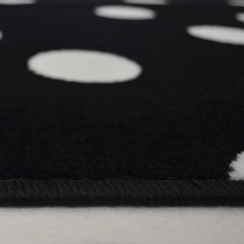 Lewis's Home Maestro Dotty Rugs - Black