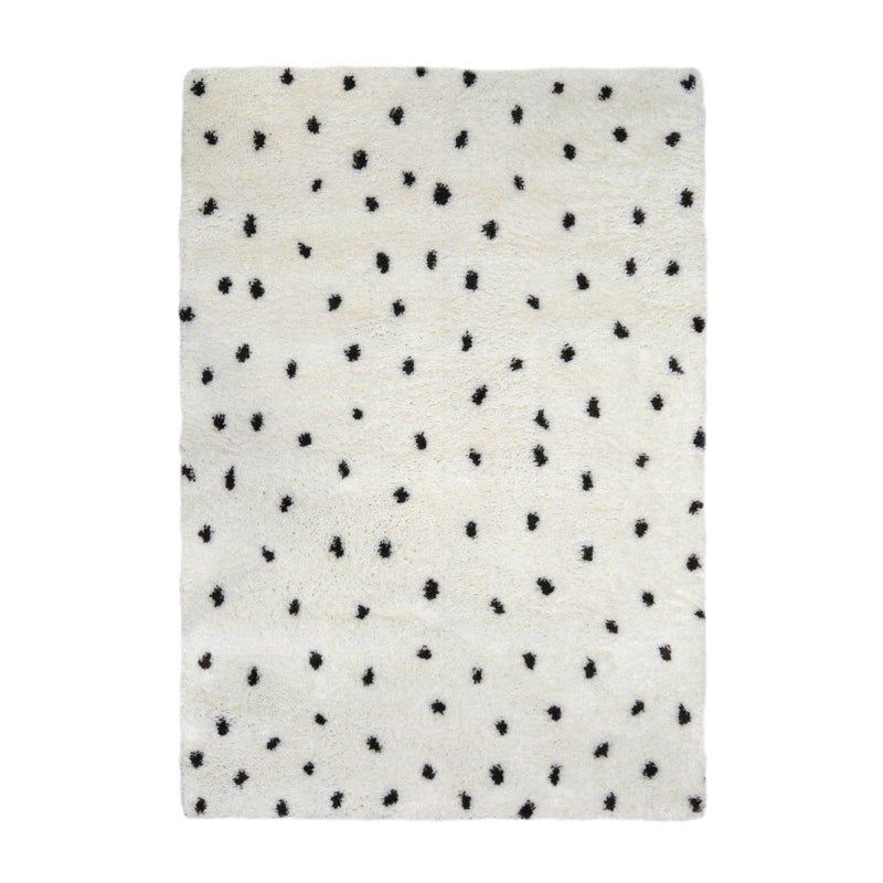 Lewis's Home Maestro Dots Rugs - White & Black