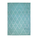 Lewis's Home Maestro Diamond Rugs - Teal Green