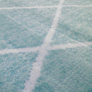 Lewis's Home Maestro Diamond Rugs - Teal Green