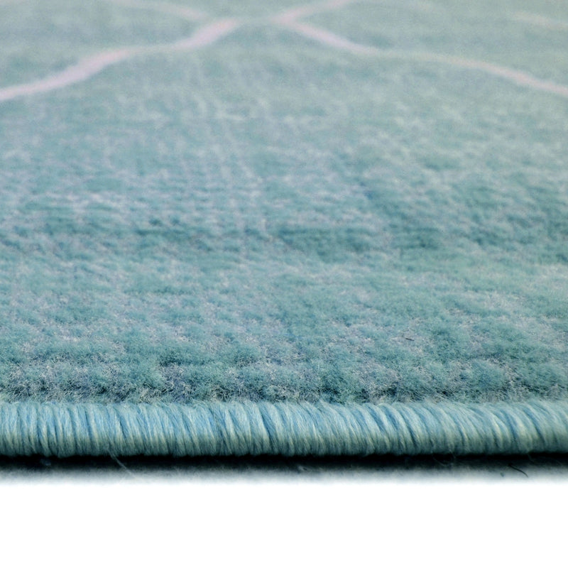 Lewis's Home Maestro Diamond Rugs - Teal Green