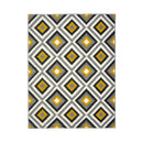 Lewis's Home Maestro Diamond Rugs - Grey & Yellow