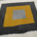 Lewis's Home Maestro Diamond Rugs - Grey & Yellow